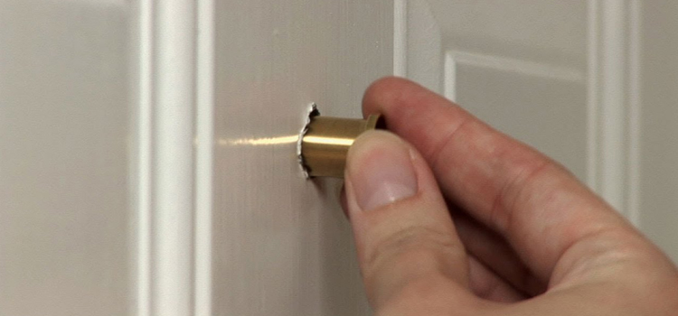 peephole door repair in Folsom