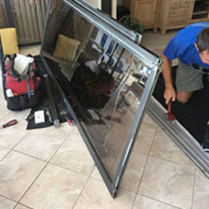 sliding glass door frame repair Folsom